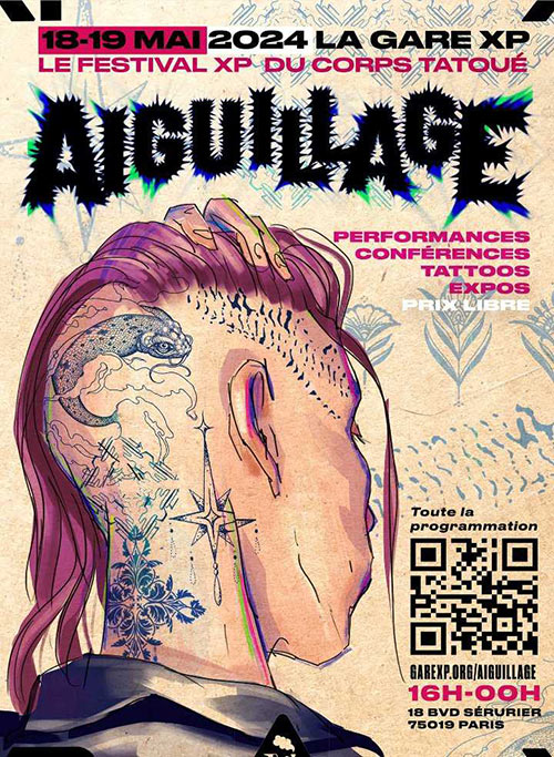 AIGUILLAGE - Festival Tatouage le 18 mai 2024 à Paris (75)