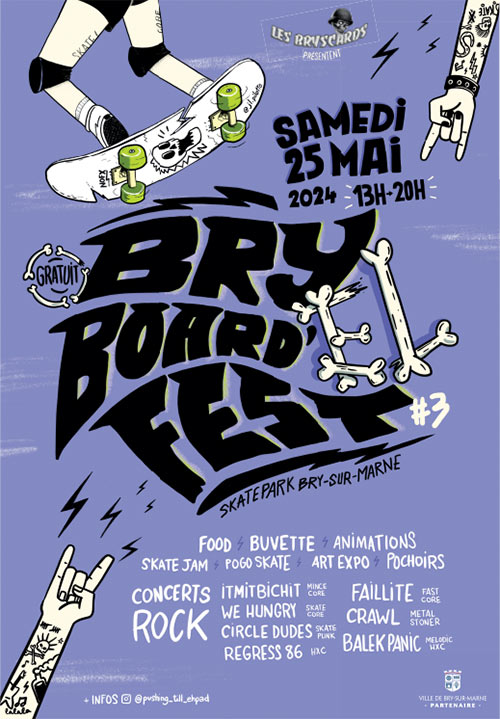 Bry Board'el Fest 2024 le 25 mai 2024 à Bry-sur-Marne (94)