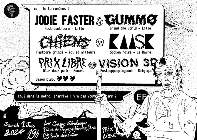 JODIE FASTER / GUMMO / PRIX LIBRE / VISION 3D / KAASK le 01 juin 2024 à Paris (75)