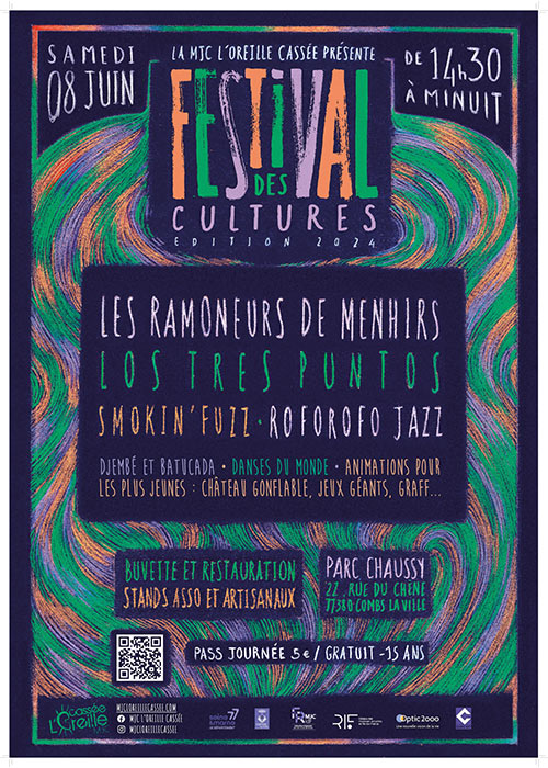 Festival des Cultures le 08 juin 2024 à Combs-la-Ville (77)