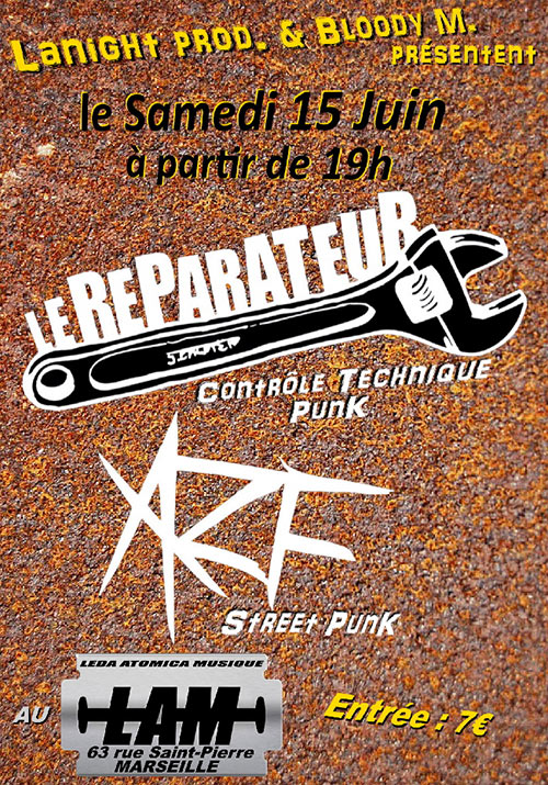 LE RÉPARATEUR + AZF @ Leda Atomica Musique le 15/06/2024 à Marseille (13)