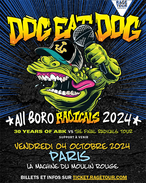 Dog Eat Dog à La Machine du Moulin Rouge le 04 octobre 2024 à Paris (75)