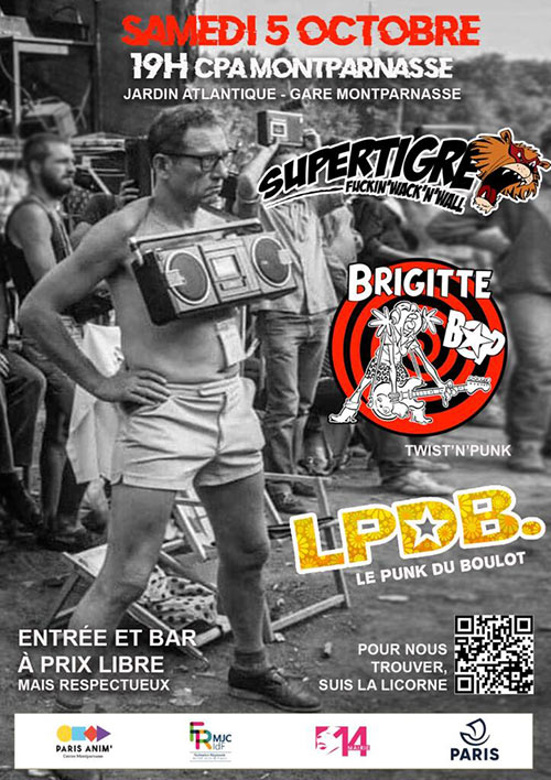 Brigitte Bop - Supertigre - LPDB le 05 octobre 2024 à Paris (75)