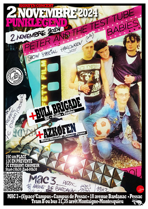 Akoufen Concert - Punk Legend le 02 novembre 2024 à Pessac (33)