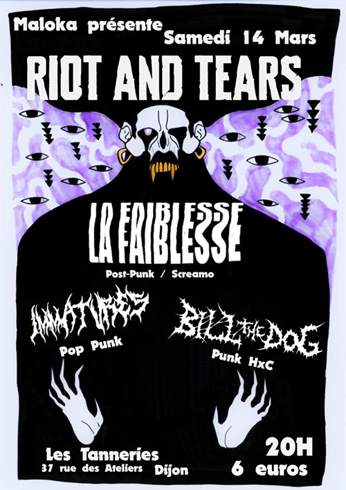 Riot and Tears aux Tanneries le 14 mars 2025 à Dijon (21)