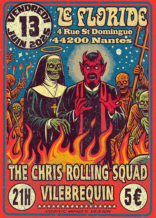 The Chris Rolling Squad + Vilebrequin le 13 juin 2025 à Nantes (44)