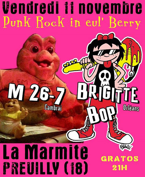 Brigitte Bop + M 26-7 à la Marmite le 11 novembre 2016 à Preuilly (18)
