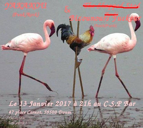 Yakakou + Les Bizounours Fuckeur au C.S.P Bar le 13 janvier 2017 à Douai (59)