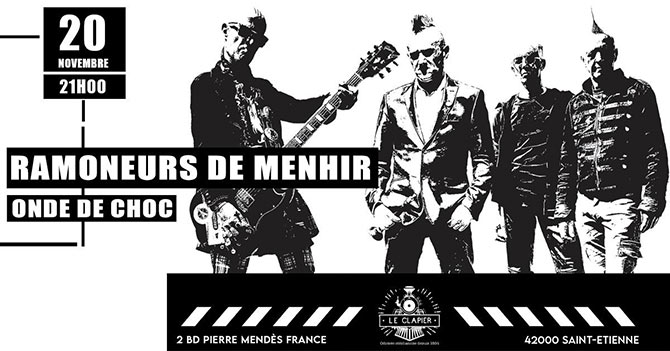 Les Ramoneurs de Menhirs + ODC au Clapier le 20 novembre 2021 à Saint-Etienne (42)