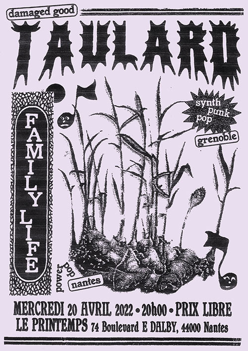 Taulard + Family Life au Printemps le 20 avril 2022 à Nantes (44)