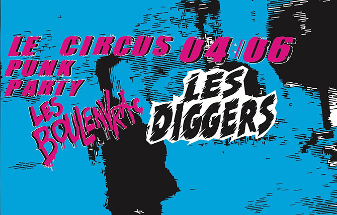 Les Diggers + Les Boulenvrac au Circus le 04 juin 2022 à Capbreton (40)