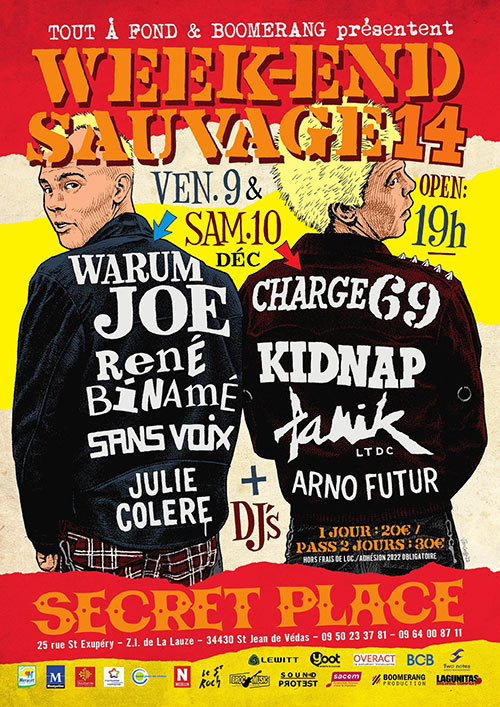 Week-End Sauvage #14 @ Secret Place le 09 décembre 2022 à Saint-Jean-de-Védas (34)