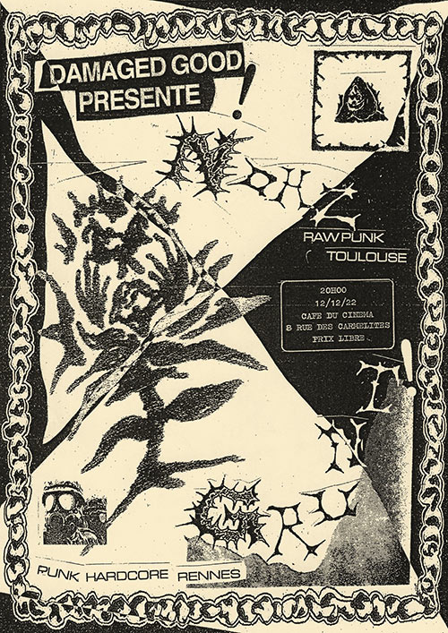 Nohz + Grunt! au Café du Cinéma le 12 décembre 2022 à Nantes (44)