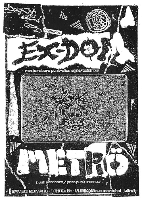 Ex-Dom + Metrö à l'Ubik le 23 mars 2024 à Nantes (44)