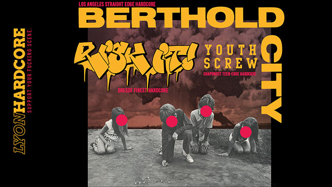 Berthold City + Risk It! + Youth Screw @ Warmaudio le 25 février 2025 à Décines-Charpieu (69)