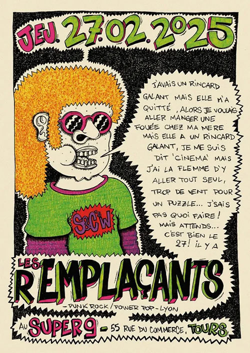 Les Remplaçants au Super 9 le 27 février 2025 à Tours (37)