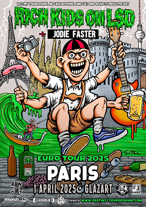 Rich Kids On LSD + Jodie Faster @ Glazart le 01 avril 2025 à Paris (75)
