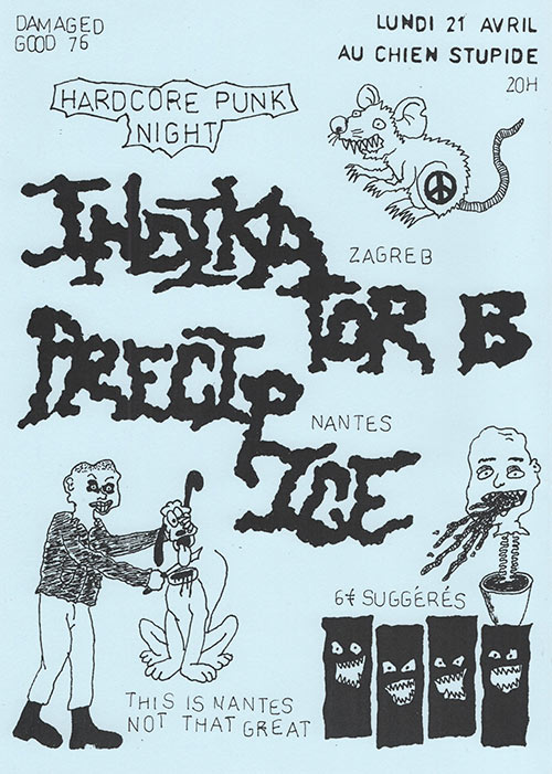 Hardcore Punk night Au Chien Stupide le 21 avril 2025 à Nantes (44)