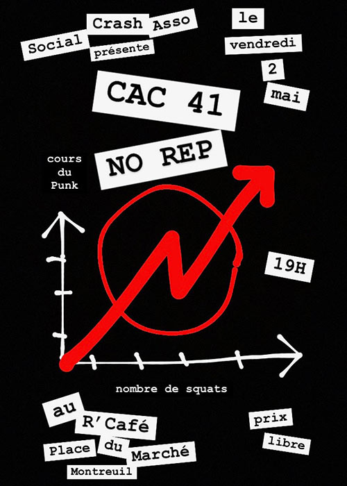 NO REP + CAC 41 le 02 mai 2025 à Montreuil (93)