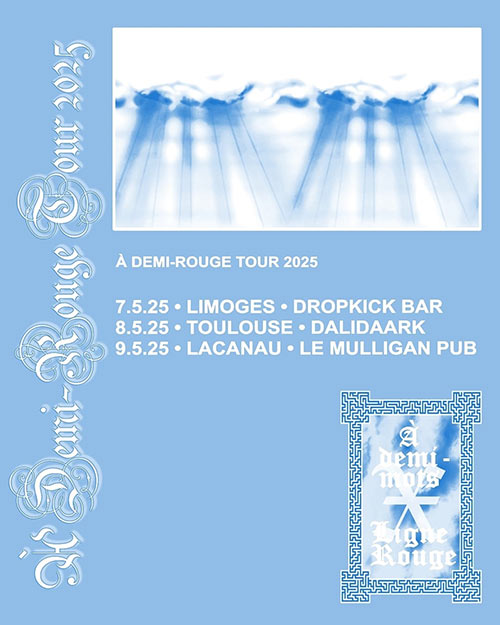 À Demi-Mots & Ligne Rouge au Dalidaark le 08 mai 2025 à Toulouse (31)