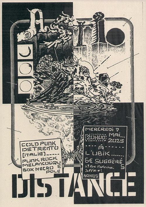 Astio + Distance à l'Ubik le 07 mai 2025 à Nantes (44)