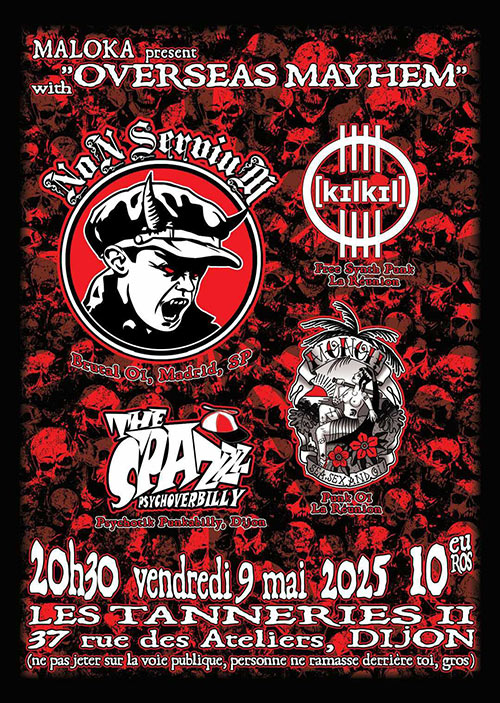 Overseas Mayhem aux Tanneries le 09 mai 2025 à Dijon (21)