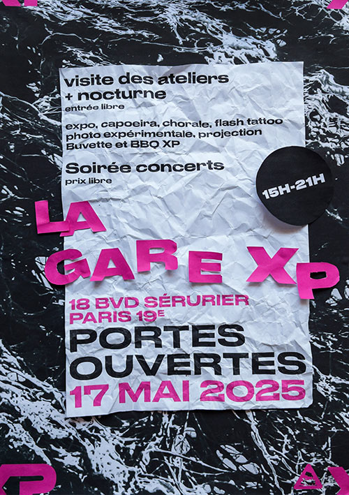 Portes ouvertes de la GARE XP le 17 mai 2025 à Paris (75)