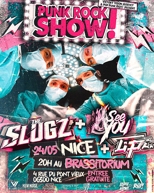 Punk Rock show au Brassitorium le 24 mai 2025 à Nice (06)