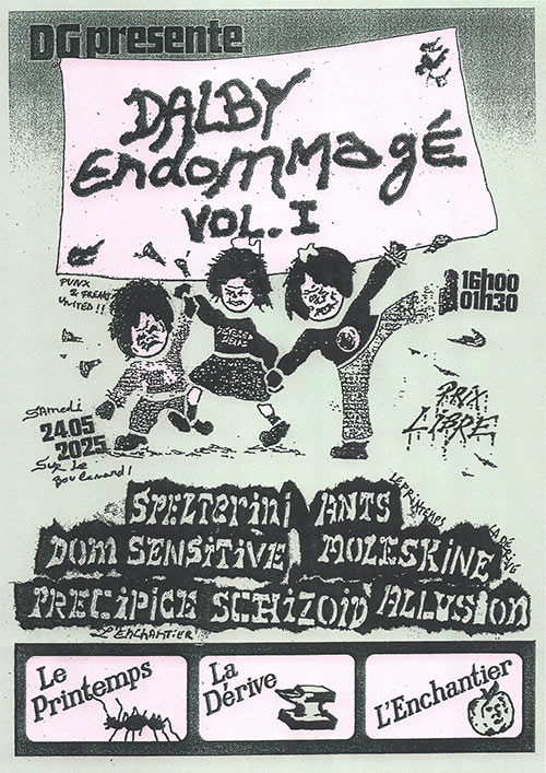 Dalby Endommagé vol. I à la Dérive le 24 mai 2025 à Nantes (44)