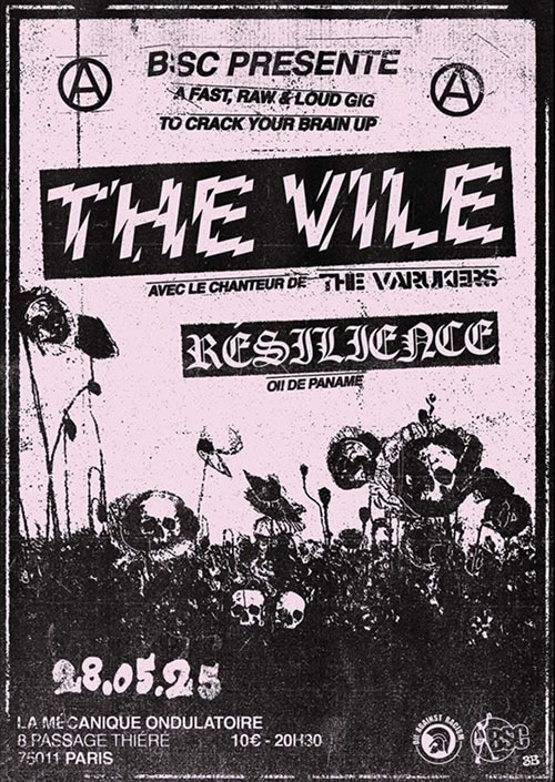 The Vile + Résilience à la Mécanique Ondulatoire le 28 mai 2025 à Paris (75)