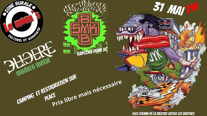 Concert au Moun's le 31 mai 2025 à Les Barthes (82)