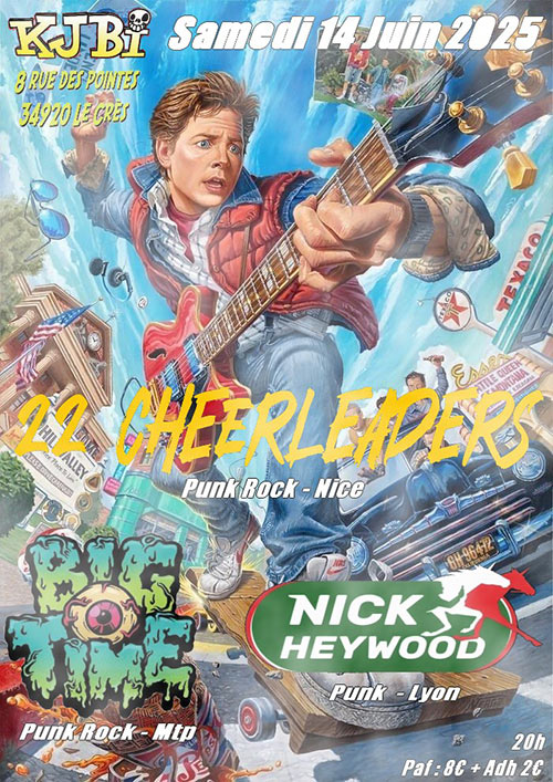 22 Cheerleaders + Nick Heywood + Big Time au KJBi le 14 juin 2025 à Le Crès (34)