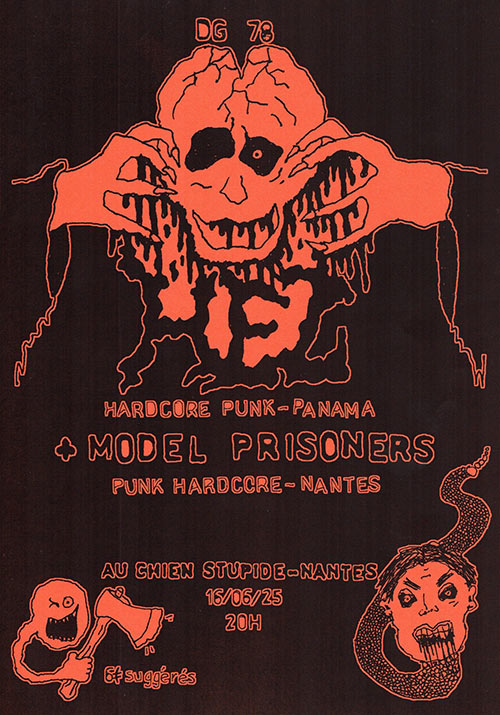 Hez + Model Prisoners Au Chien Stupide le 16 juin 2025 à Nantes (44)
