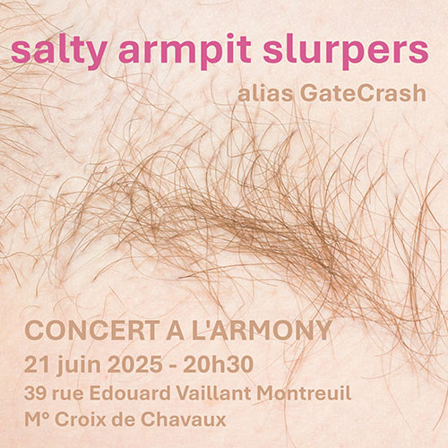 Salty Armpit Slurpers à l'Armony le 21 juin 2025 à Montreuil (93)