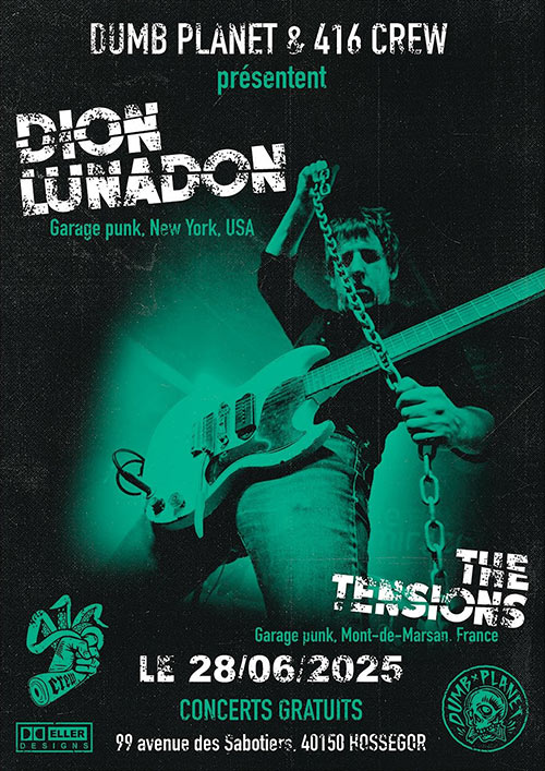 Dion Lunadon + The Tensions au 416 Crew le 28 juin 2025 à Soorts-Hossegor (40)