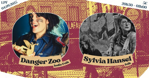 Danger Zoo + Sylvia Hansel le 04 septembre 2025 à Paris (75)