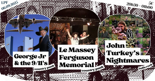 George Jr & The 9/11's + Les Massey Ferguson Memorial... le 06 septembre 2025 à Paris (75)