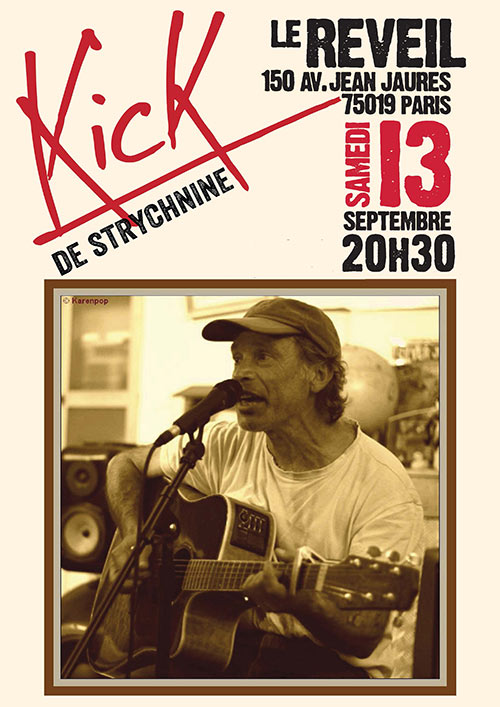 KICK présente ''La fête des fous'' le 13 septembre 2025 à Paris (75)