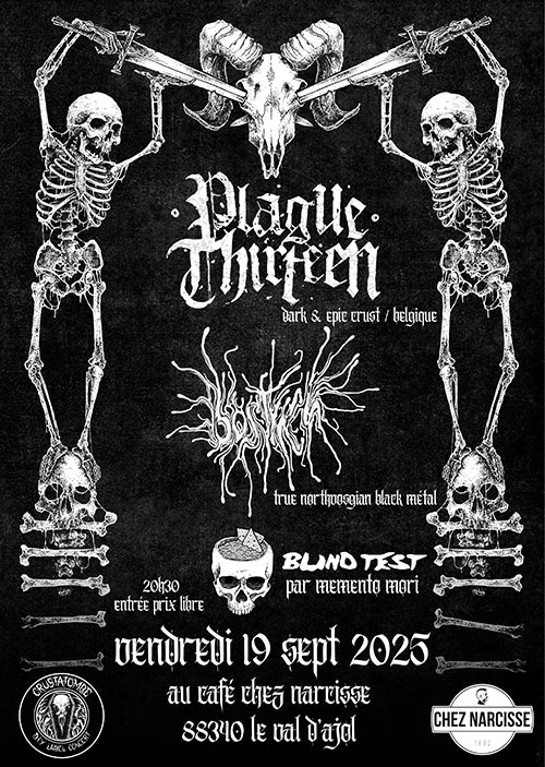 Concert au café CHEZ NARCISSE le 19 septembre 2025 à Le Val-d'Ajol (88)