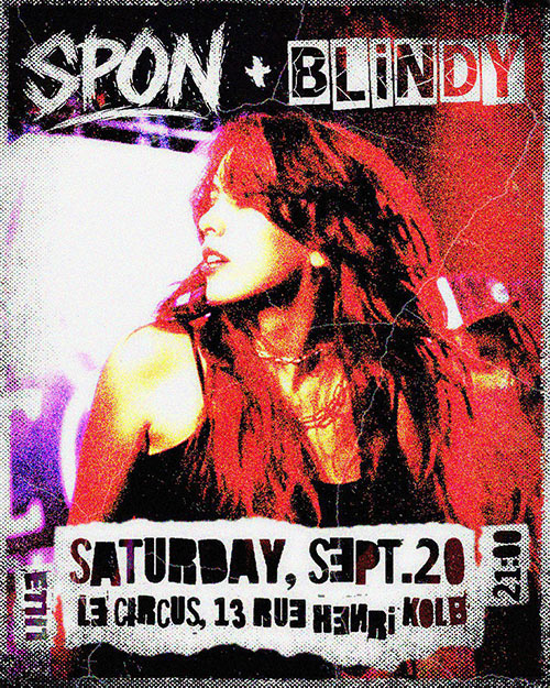 Spon + Blindy au Circus le 20 septembre 2025 à Lille (59)