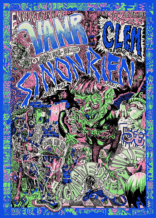 VANR + Clem + Sinon Rien à la Cantine de Belleville le 23 septembre 2025 à Paris (75)