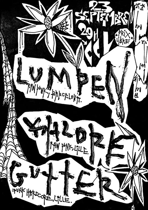 Lumpen + Khlore + Gutter au CCL le 23 septembre 2025 à Lille (59)