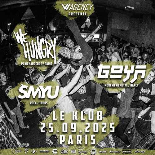 WE HUNGRY + SMYU + GOYA au Klub le 25 septembre 2025 à Paris (75)