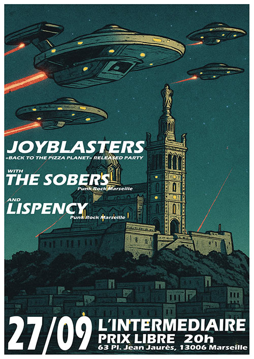 Joyblasters + The Sobers + Lispency à l'Intermédiaire le 27 septembre 2025 à Marseille (13)
