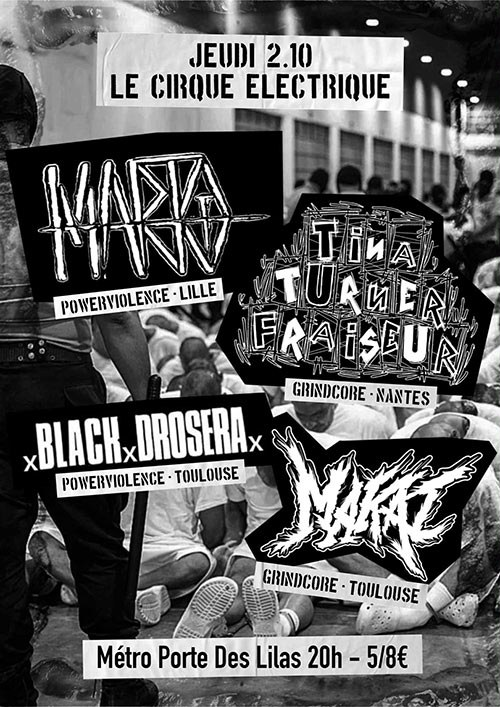 Black Drosera - Makai - Tina Turner Fraiseur - Marto le 02 octobre 2025 à Paris (75)