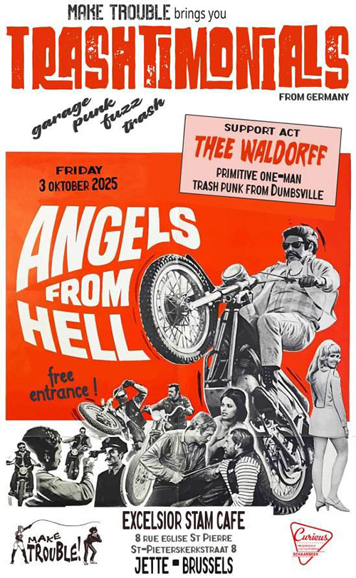 Angels from hell à l'Excelsior Stam Café le 03 octobre 2025 à Jette (BE)