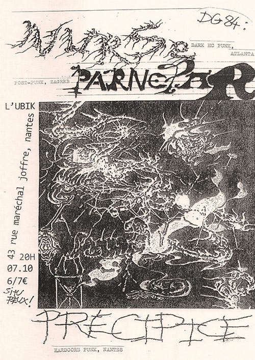 Nurse + Parnepar + Précipice à l'Ubik le 07 octobre 2025 à Nantes (44)