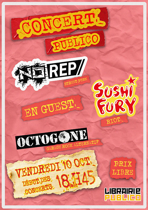 Concert Publico le 10 octobre 2025 à Paris (75)