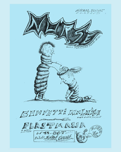 Nurse + Confetti Malaise + Plastmassa à la Salle Gueule le 11 octobre 2025 à Marseille (13)