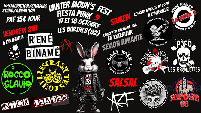 Winter Moun's Fest 9 le 17 octobre 2025 à Les Barthes (82)